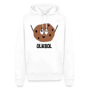 Deep-fried raisin bun - Men’s Premium Organic Hoodie - white - Front - Nico (187cm)