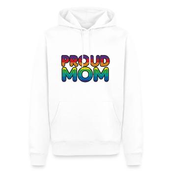 Proud Mom Mothers Day Gift - Shirt - Ekologisk premiumluvtröja herr - vit - Fram - Nico (187cm)
