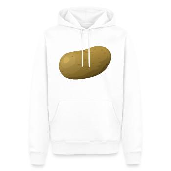 Kartoffel - Männer Premium Bio Hoodie - Weiß - Vorne - Nico (187cm)