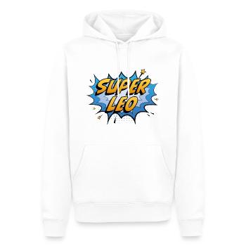 Super Löwe - Männer Premium Bio Hoodie - Weiß - Vorne - Nico (187cm)