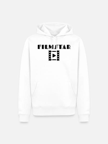 Filmstar - Männer Premium Bio Hoodie - Weiß