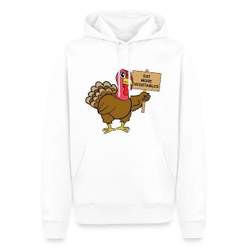 Thanksgiving Truthahn Pute - Männer Premium Bio Hoodie - Weiß - Vorne - Nico (187cm)