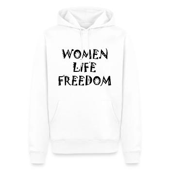 Women life freedom - Männer Premium Bio Hoodie - Weiß - Vorne - Nico (187cm)