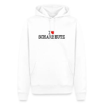J'adore le souvenir touristique de Scharbeutz - Sweat à capuche Premium bio Homme - blanc - Devant - Nico (187cm)
