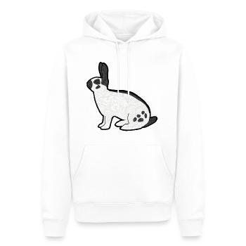 German giant paisley - Men’s Premium Organic Hoodie - white - Front - Nico (187cm)