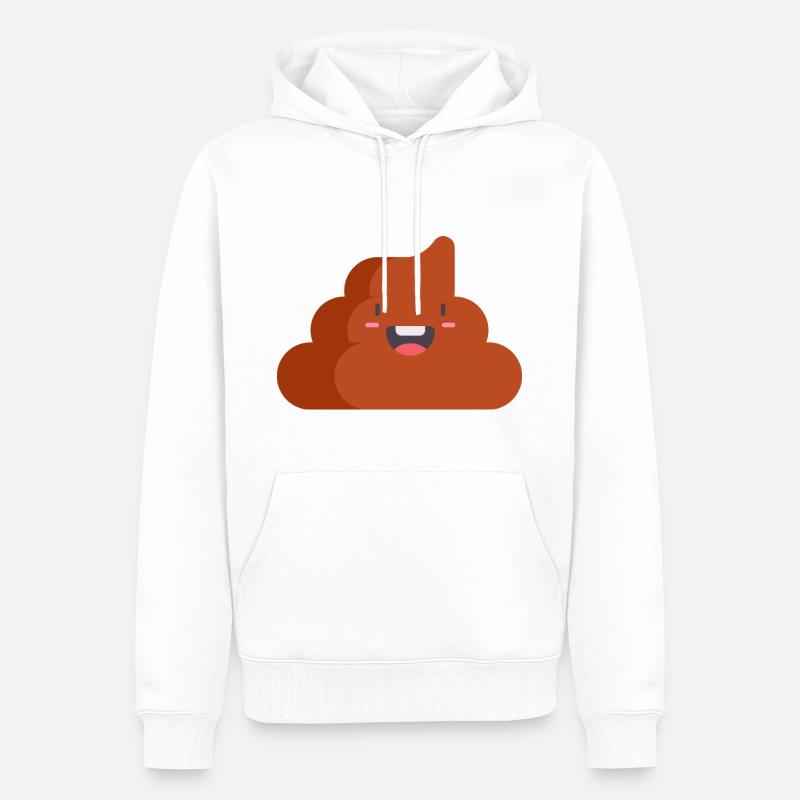 Un tas de rigolo - Sweat à capuche Premium bio Homme - blanc