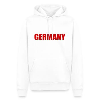Germany - Sweat à capuche Premium bio Homme - blanc - Devant - Nico (187cm)