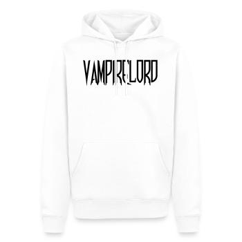 Vampire Seigneur vampire Lord Halloween horreur horreur mauvais bouh - Sweat à capuche Premium bio Homme - blanc - Devant - Nico (187cm)