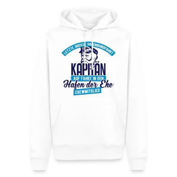 Junggesellenabschied Team Crew - Männer Premium Bio Hoodie - Weiß - Vorne - Nico (187cm)