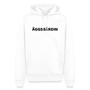 L'expert saxon - Sweat à capuche Premium bio Homme - blanc - Devant - Nico (187cm)