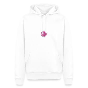 kreispirale - Sweat à capuche Premium bio Homme - blanc - Devant - Nico (187cm)