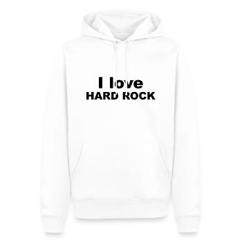 Hard Rock Geschenk - Männer Premium Bio Hoodie - Weiß - Vorne - Nico (187cm)