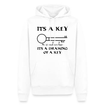 It s a key Jack Sparrow Fluch der Karibik Geschenk - Männer Premium Bio Hoodie - Weiß - Vorne - Nico (187cm)