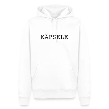 Käpsele | Schwäbisch Schwabe Württemberg Geschenk - Männer Premium Bio Hoodie - Weiß - Vorne - Nico (187cm)