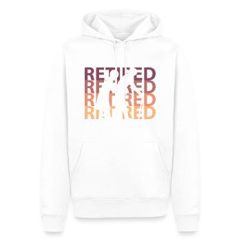Rentnerin Rentner - Männer Premium Bio Hoodie - Weiß - Vorne - Nico (187cm)