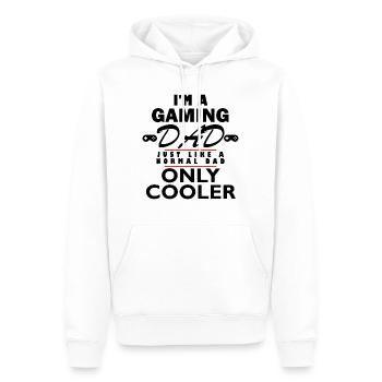 Gaming Dad - Männer Premium Bio Hoodie - Weiß - Vorne - Nico (187cm)
