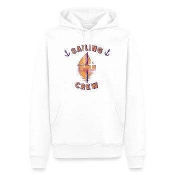 Sailing Crew Segelschiff Segeln Anker - Männer Premium Bio Hoodie - Weiß - Vorne - Nico (187cm)
