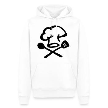 Kochen Symbol Kochmütze - Männer Premium Bio Hoodie - Weiß - Vorne - Nico (187cm)