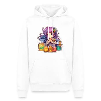 Colorful Alchemist World - Männer Premium Bio Hoodie - Weiß - Vorne - Nico (187cm)