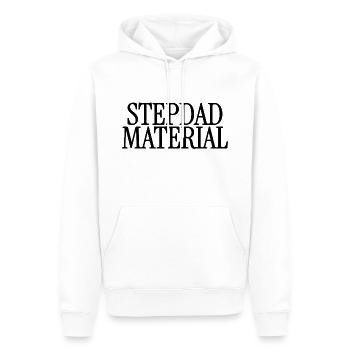Zukünftiger Stiefvater Spruch - Männer Premium Bio Hoodie - Weiß - Vorne - Nico (187cm)