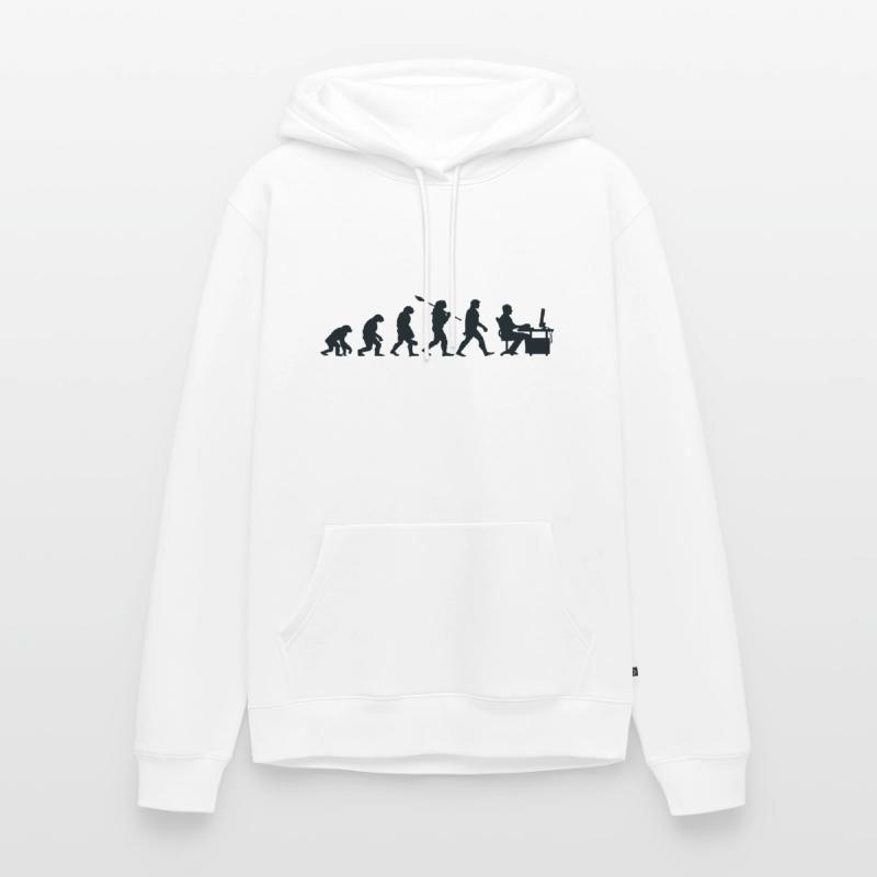 Darwin Evolution for Geeks 💻 Men’s Premium Organic Hoodie