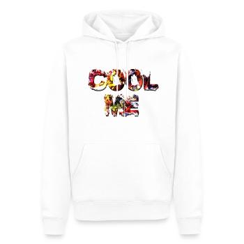 Cool Me - Männer Premium Bio Hoodie - Weiß - Vorne - Nico (187cm)