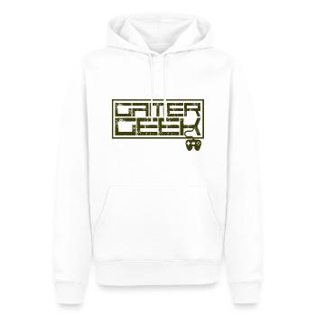 Gamer - Gamer Geek - Männer Premium Bio Hoodie - Weiß - Vorne - Nico (187cm)