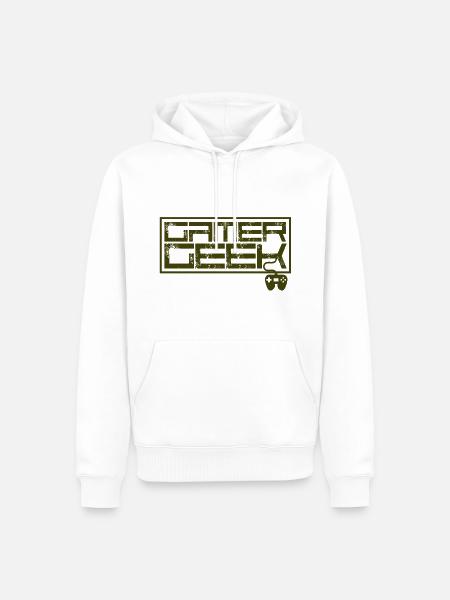 Gamer - Gamer Geek - Men’s Premium Organic Hoodie - white