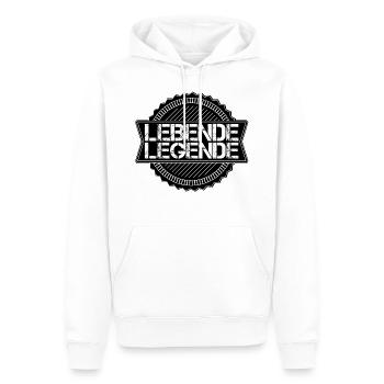 Lebende Legende Geschenk eine wahre Legend - Männer Premium Bio Hoodie - Weiß - Vorne - Nico (187cm)