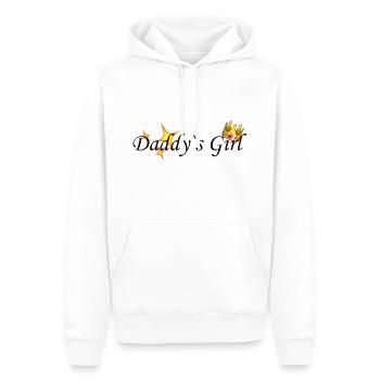Daddys Girl - Männer Premium Bio Hoodie - Weiß - Vorne - Nico (187cm)