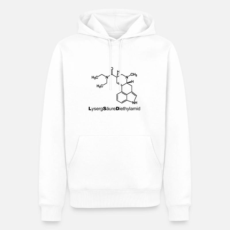 LSD - Männer Premium Bio Hoodie - Weiß