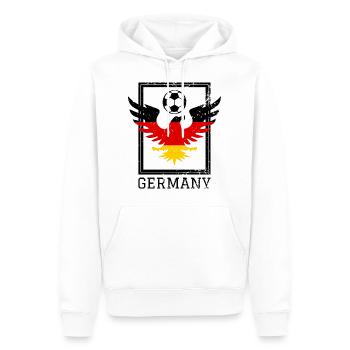 Équipe nationale allemande de football - Sweat à capuche Premium bio Homme - blanc - Devant - Nico (187cm)