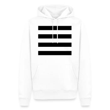 cool - Männer Premium Bio Hoodie - Weiß - Vorne - Nico (187cm)