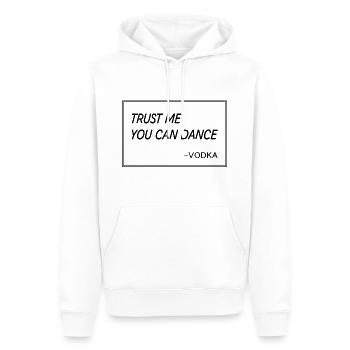 Drôle de boisson de danse disant bière Vodka cadeau hydromel - Sweat à capuche Premium bio Homme - blanc - Devant - Nico (187cm)