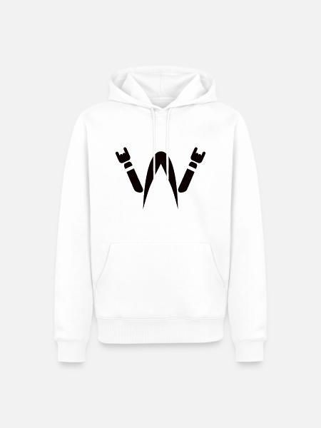 Heavy Metal - Headbanger - Metal Head - Men’s Premium Organic Hoodie - white