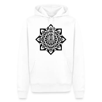 Fresh cool modern Symbol Design Shirt Muster Illus - Männer Premium Bio Hoodie - Weiß - Vorne - Nico (187cm)