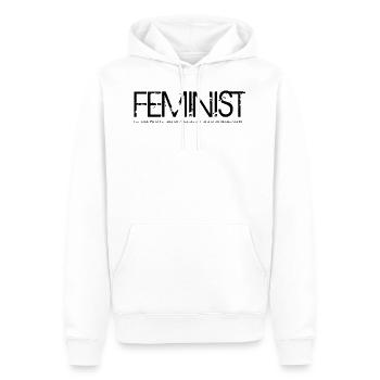 Feminist rights for women feminist - Men’s Premium Organic Hoodie - white - Front - Nico (187cm)