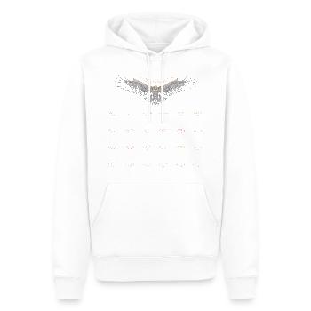 Legle-Diamant auf Weiß - Männer Premium Bio Hoodie - Weiß - Vorne - Nico (187cm)