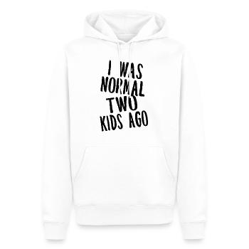 mummy - Men’s Premium Organic Hoodie - white - Front - Nico (187cm)