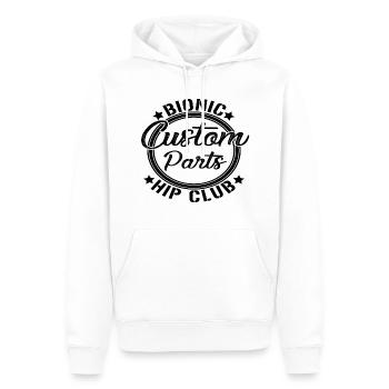 Hip Joint Surgery, Hip Prosthesis, Hip Op - Men’s Premium Organic Hoodie - white - Front - Nico (187cm)