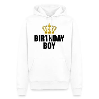 Idée cadeau anniversaire garçon anniversaire garçon - Sweat à capuche Premium bio Homme - blanc - Devant - Nico (187cm)