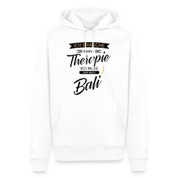 Bali - Männer Premium Bio Hoodie - Weiß - Vorne - Nico (187cm)
