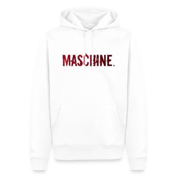 Maschine Motivation Fitness Geschenk - Männer Premium Bio Hoodie - Weiß - Vorne - Nico (187cm)