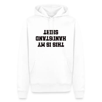 Handstand sport gymnastics athlete gymnast - Men’s Premium Organic Hoodie - white - Front - Nico (187cm)