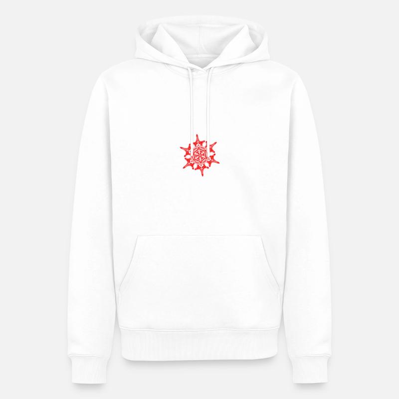 Noël - Sweat à capuche Premium bio Homme - blanc