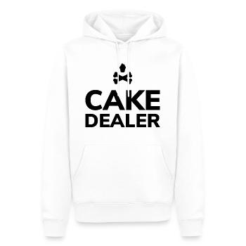 Baker Baker - Men’s Premium Organic Hoodie - white - Front - Nico (187cm)