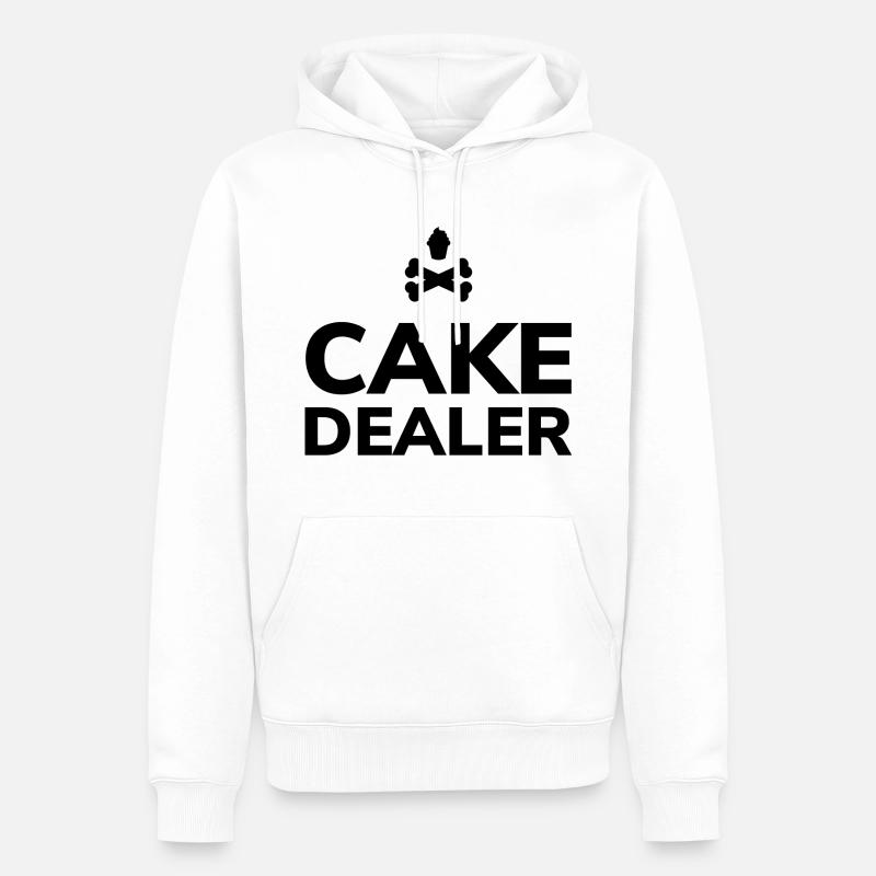 Bäcker Bäckerin - Männer Premium Bio Hoodie - Weiß