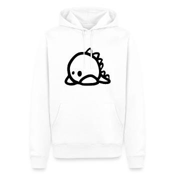 Raaaaawr! Craignez moi! - Sweat à capuche Premium bio Homme - blanc - Devant - Nico (187cm)
