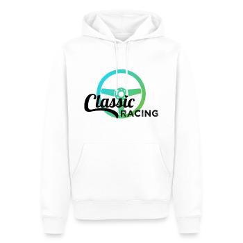 Motorsport - Männer Premium Bio Hoodie - Weiß - Vorne - Nico (187cm)