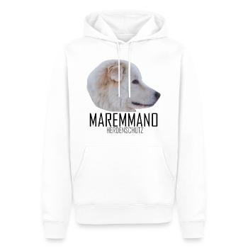 MAREMMANO ABRUZZESE - Herd protection - Men’s Premium Organic Hoodie - white - Front - Nico (187cm)